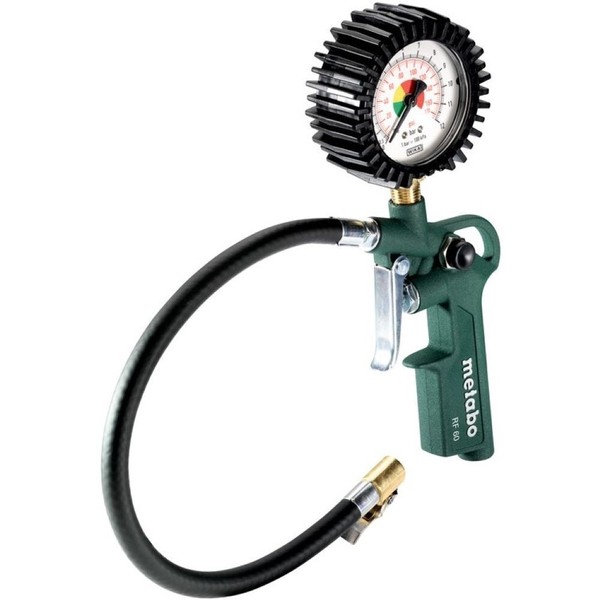 Metabo Rf 60 ReifenfüLlmessgeräT GrüN/Schwarz Druckluft-ReifenfüLler Max. 12 Bar-image
