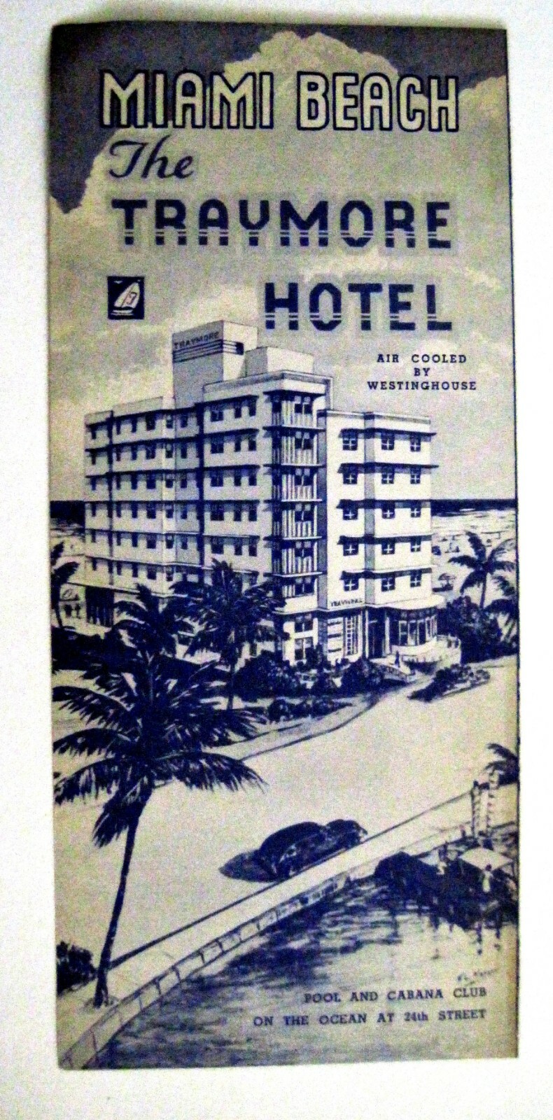 Vintage "Traymore Hotel" Miami Beach Brochure Pool & Cabana Club * eBay