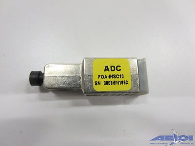 ADC FOA-INSC10 SCULTRA POLISH FIBER OPTIC IN-LINE ATTENUATOR, 10dB-LOT OF 5