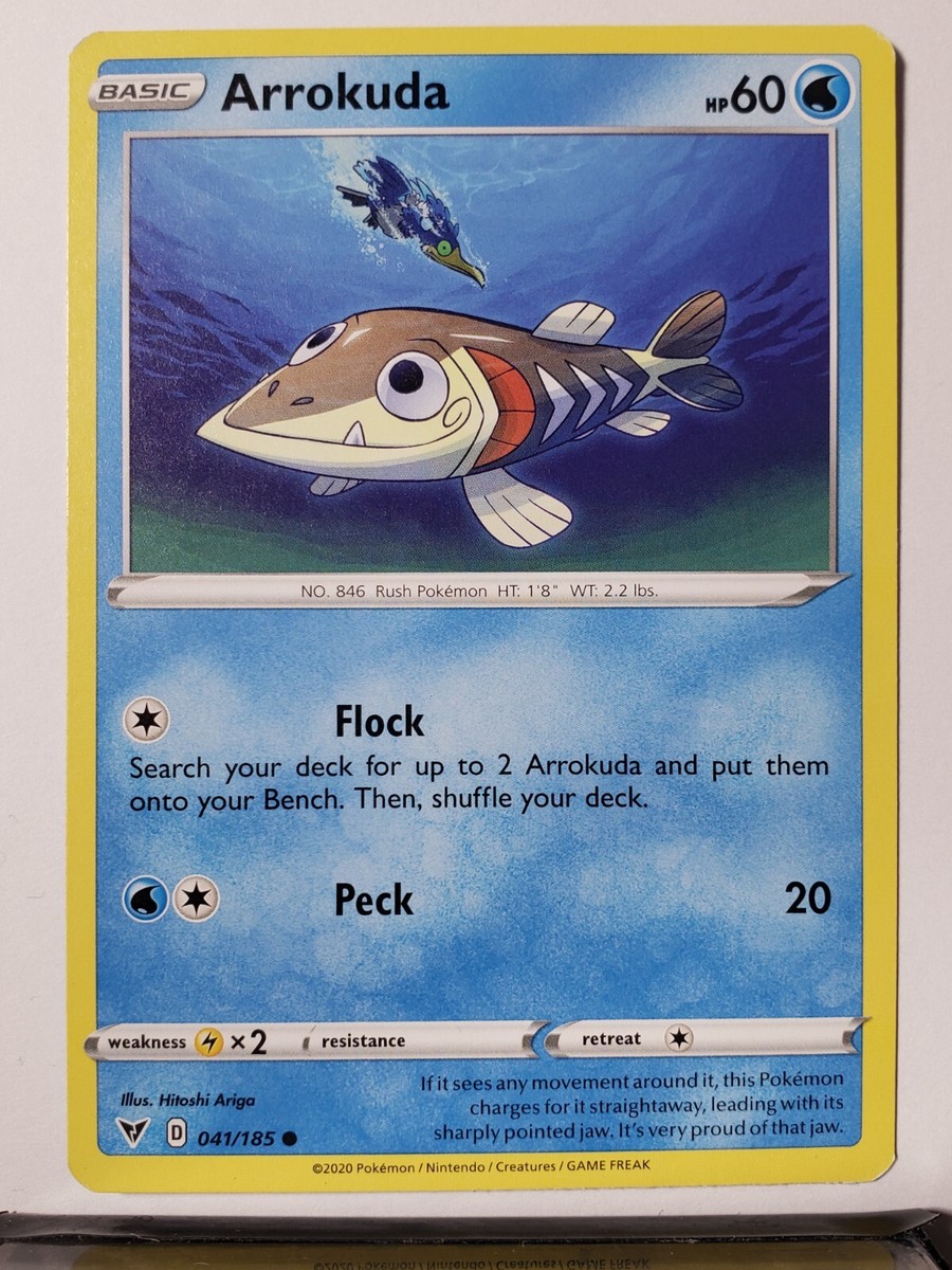 arrokuda pokemon card Arrokuda Holo Black Star Promo SWSH093, NM Pokemon Card