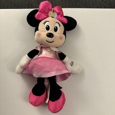 Disney Junior Minnie Mouse 10" Hearts Minnie Mouse Beanbag Plush B43