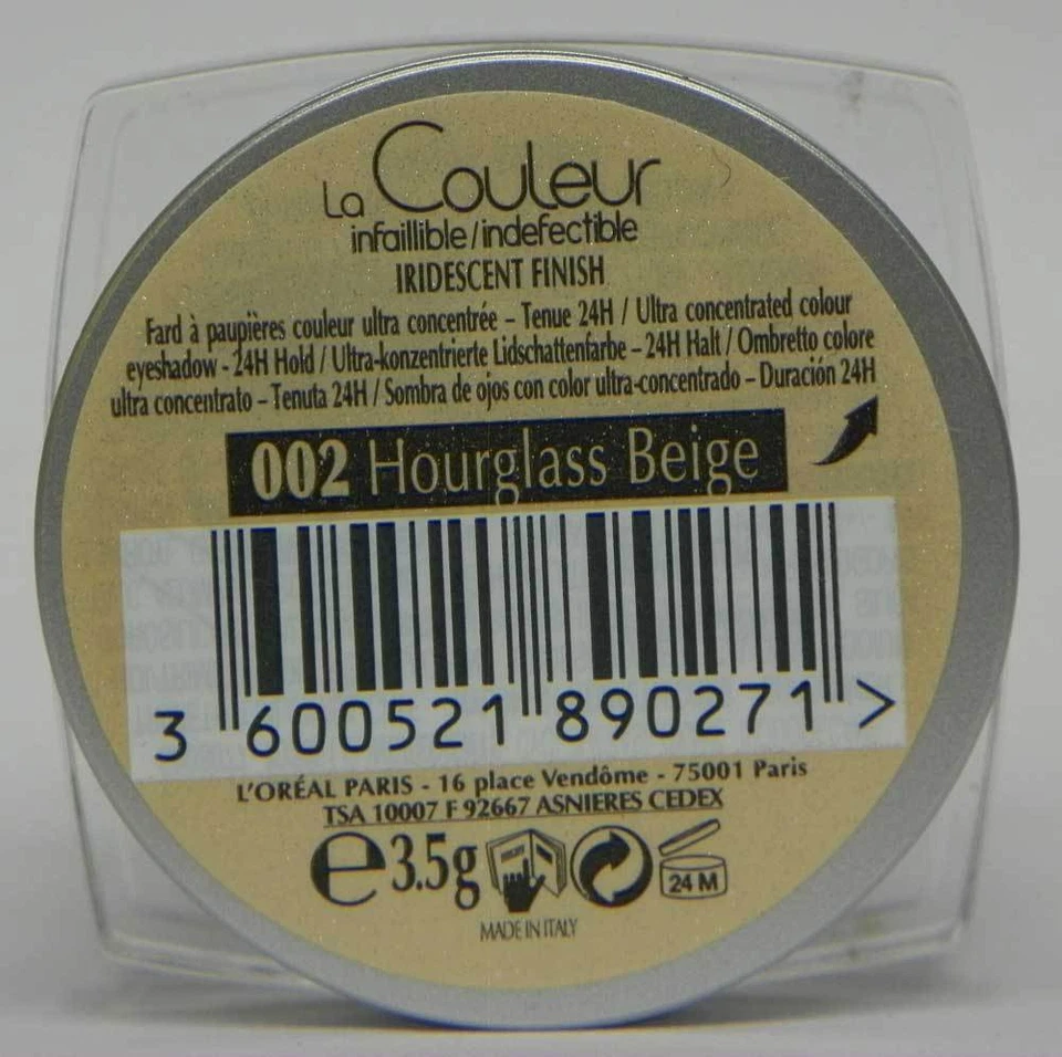 LOT OF 2 - L'Oreal Color Infallible Eyeshadow 002 Hourglass Beige - Image 2 of 2