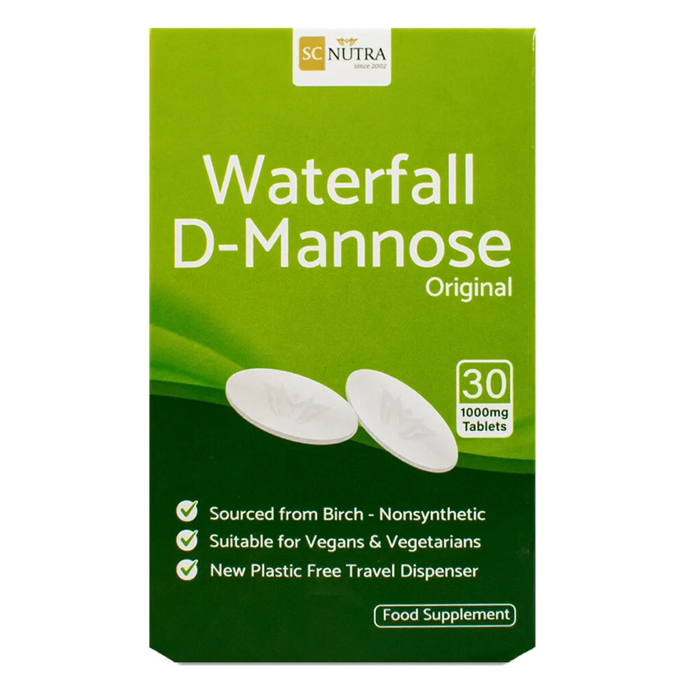 Comprimidos Cascada D-Manosa (30 x 1000 mg) Abedul Natural D-Manosa | Cistitis UTI Foto 2 de 4