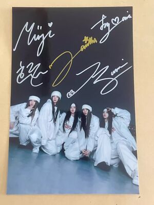 newjeans直筆サイン入り写真 セール中…ニュージーンズ直筆サイン入り写真…