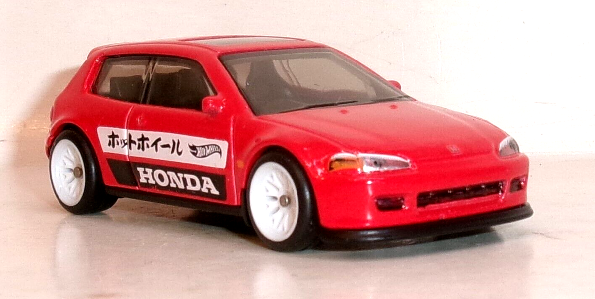 ミニカー Hotwheels 2024 Honda Civic EG custom!!! 2024 Hot Wheels Red 1992 Honda Civic Eg Si Hatchback & Black