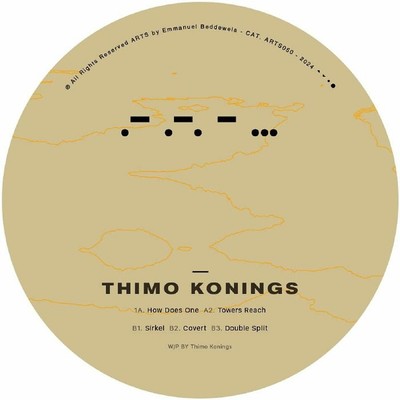 Thimo Konings - How Does One (Vinyl 12'' - 2024 - EU - Original)