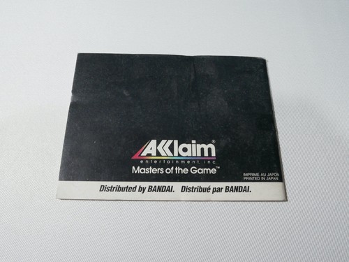 Notice Double Dragon II Nintendo Game Boy FAH - Imagen 2 de 2