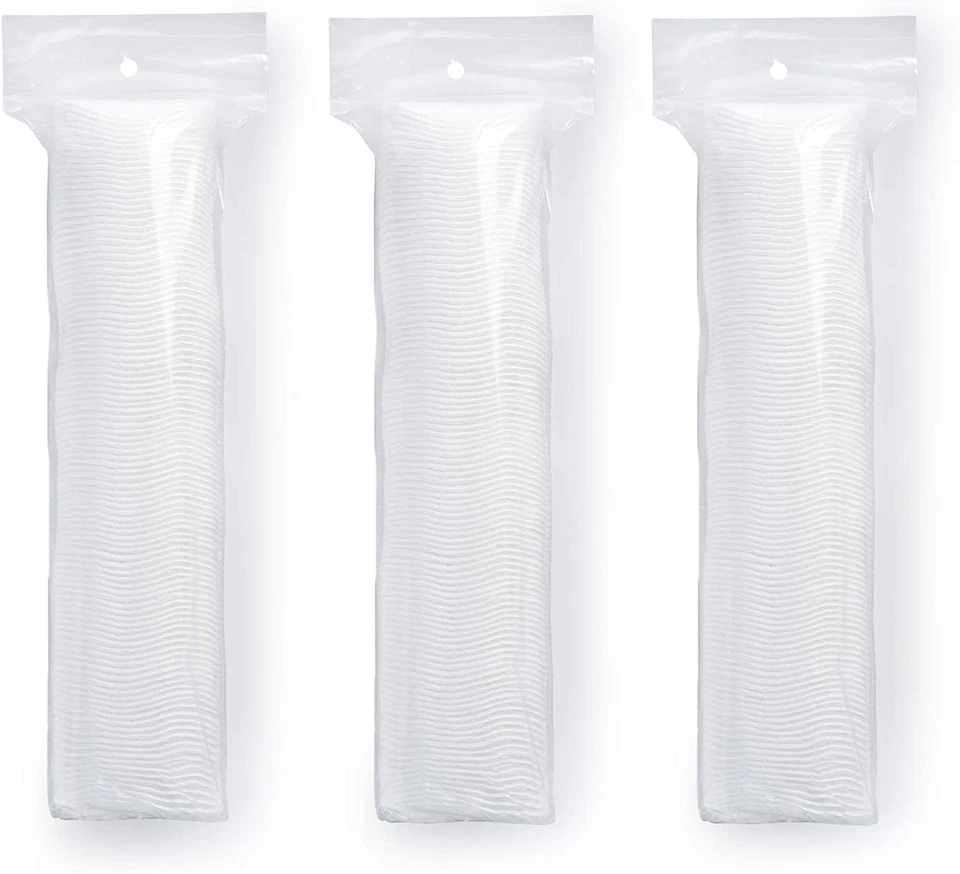 Redondos de algodón Medline Simply Soft (300 unidades), 100 % algodón absorbente y textura Foto 3 de 4