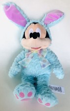 Disney Store 2022 Easter Plush - Mickey Mouse in Blue Bunny Costume 17''