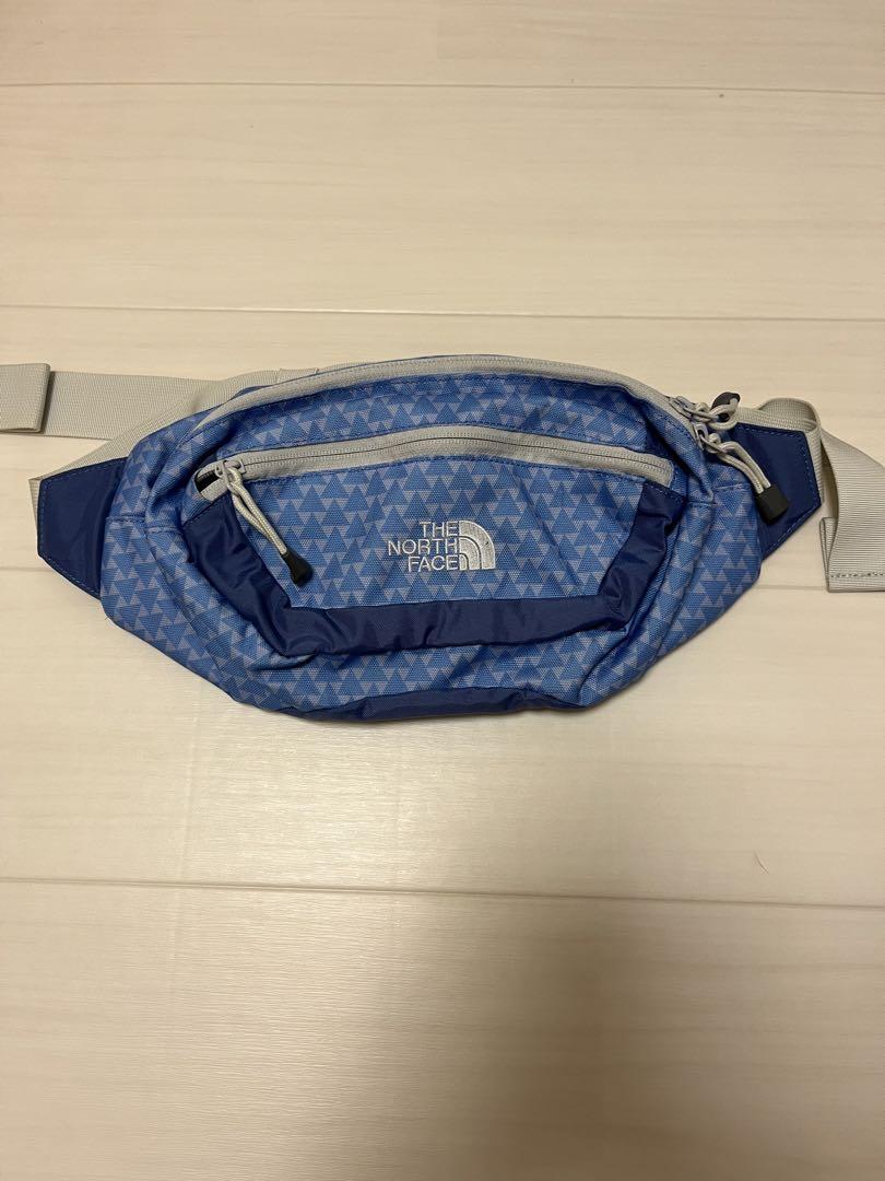 North Face Waist Pouch Light Blue Women Shoulder Top Handle Hand Bag Back Pak or