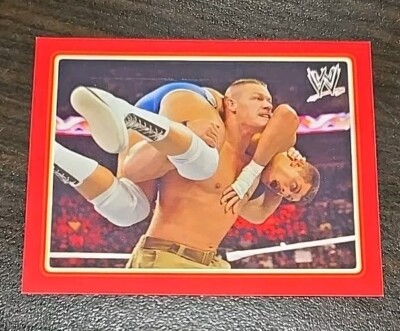 2013 Topps WWE Icons Stickers #138 John Cena App 2