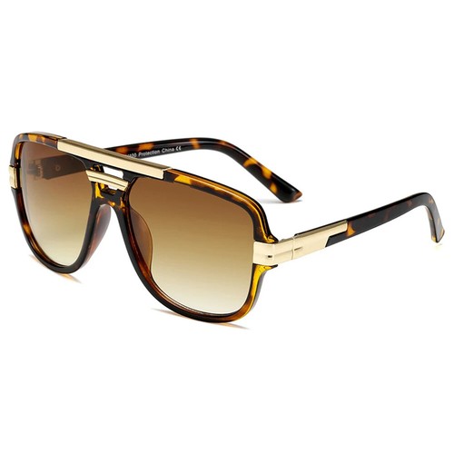 Xa Yb Zc Luxury Brand Design Gradient Vintage Square Sunglasses UV400 - Picture 6 of 8