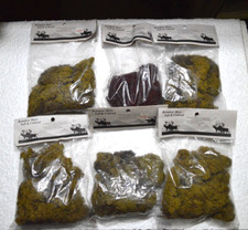 Lot of Green Burgundy Reindeer Moss Natural Moss Trains Fairy Gardens Crafts