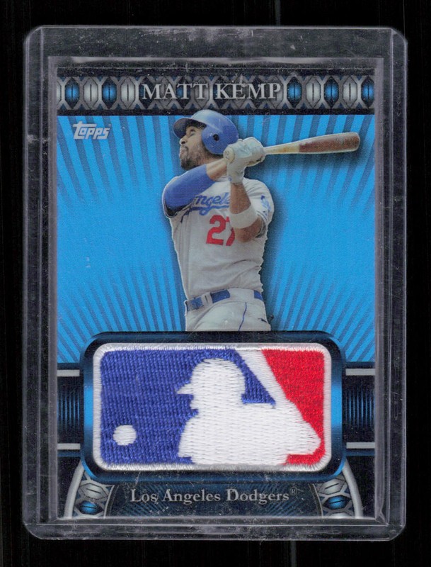 2010 Topps #LM-49 Matt Kemp Logoman Patch #'d 50/50