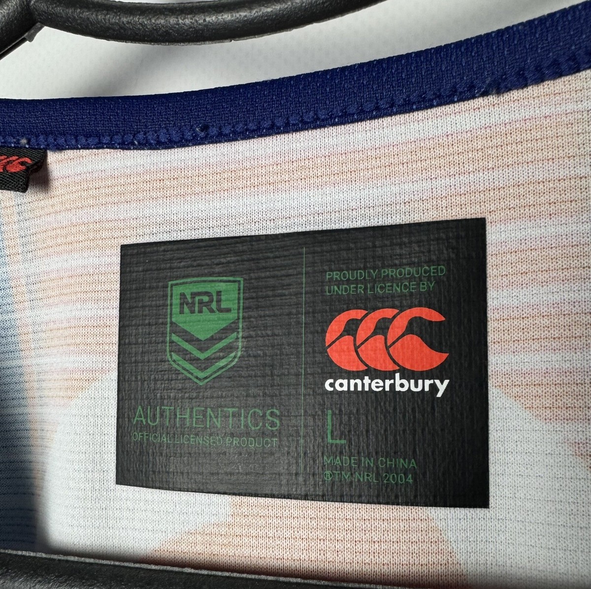 New Zealand Warriors Rugby Training Shirt Jersey Canterbury