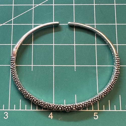 Michael Dawkins Sterling 925 Starry Night Collection Lot 3 Hinged Cuff Bracelet - Picture 18 of 22