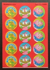 Vintage Trend Strawberry Scratch N Sniff Sticker Sheet