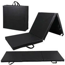 Fold Exercise Thick Mat Tri Training Workout Padded Non Slip Yoga Gym Mats