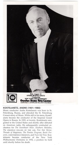 #1252 Music 1964 FDC - Autographed by Andre Kostelanetz w/ COA + Photo 5X7 - Picture 3 of 3