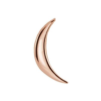 14K Rose Halbmond Anhänger