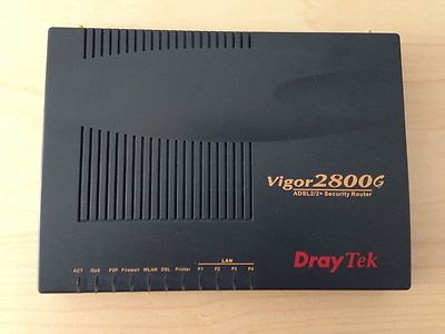 DrayTek Vigor 2800G ADSL2/2+ Wireless Security G Router - NO PSU