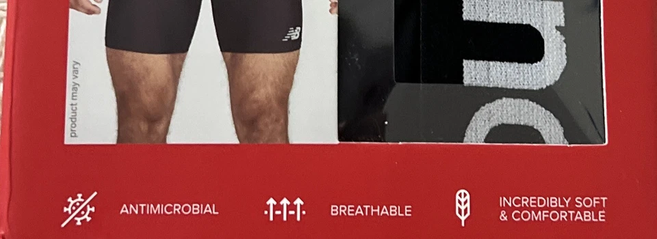 Calzoncillos boxer New Balance para hombre talla grande 1 paquete cintura 36-38 pulgadas TOTALMENTE NUEVOS Foto 3 de 4