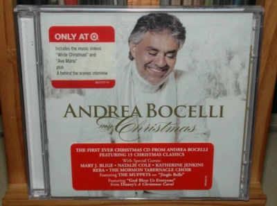 ANDREA BOCELLI MY CHRISTMAS TARGET CD &DVD I BELIEVE SILENT NIGHT JINGLE BELLS - Image 1 of 4