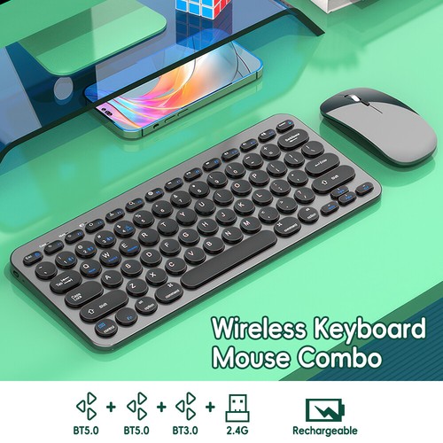 Wireless Bluetooth Keyboard Mouse Rechargeable Keyboard Mice Mac/Windows/Android - Picture 3 of 15