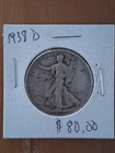 1938-D Walking Liberty Half Dollar 50c Key Date
