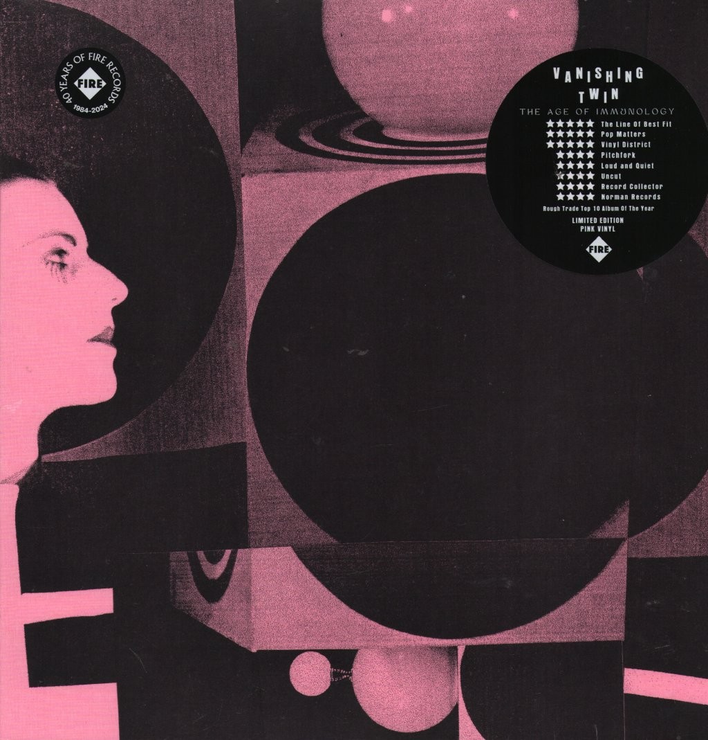 Vanishing Twin Age of Immunology LP vinyl Europe Fire 2024 Limited edition pink
