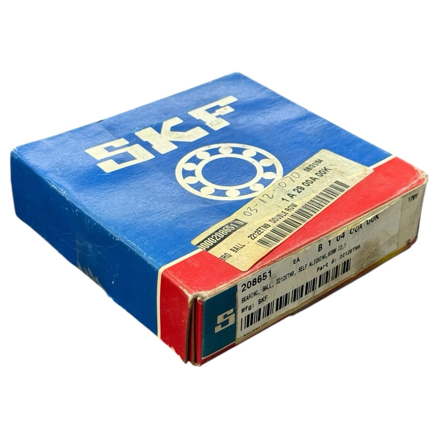 2212ETN9 SKF New Self Aligning Ball Bearing