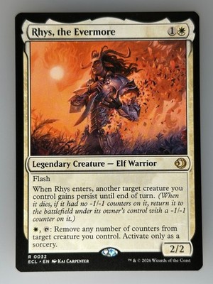 MTG Rhys, the Evermore Lorwyn Eclipsed (ECL) R 32 NM Magic