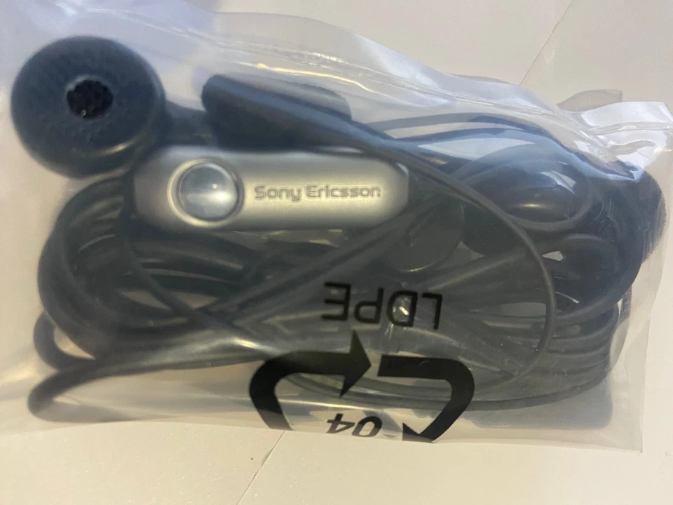 Ericsson, Sony Ericsson HPM-62 Stereo PHF Headset, x2 Earpiece Grey Original OEM - Image 4 of 4