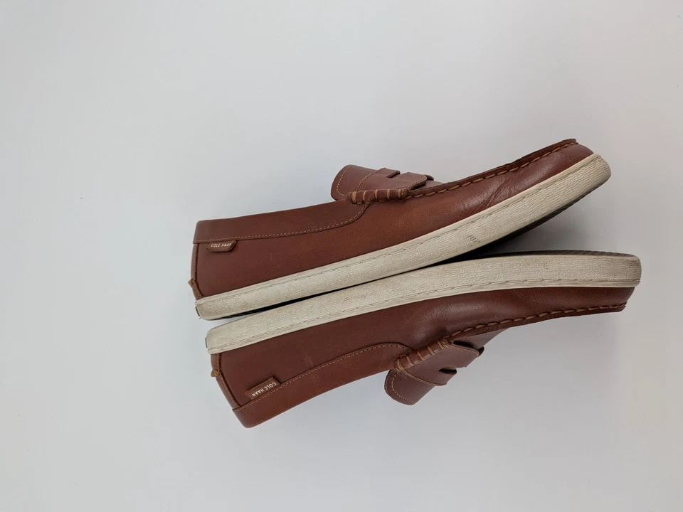 Cole Haan Penny Mocasines Marrón Para Hombres 13 Pellizcos Fin de Semana Barco Zapatos Náuticos  Foto 4 de 4