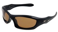 Oakley MONSTER DOG Black Wrap Brown Polarized Sunglasses USA