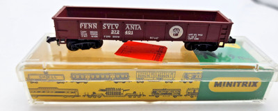 Minitrix N Scale No. 3211 Pennsylvania Circle Keystone Gondola