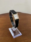 Seiko Tank Watch Women 18mm White Dial Gold Tone Rectangle 2Y00-5470