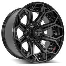 4play 4p80r 20x10 Black Rim Fits Ford F250 F350 Excursion 8 Lug