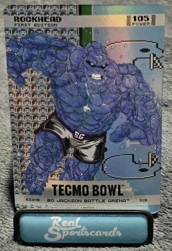 2026 Bo Jackson Battle Arena Tecmo Bowl Rockhead Endzone Battlefoil Card EZ246