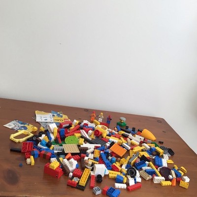 Mixed Lot of Lego Pieces Building People Toys