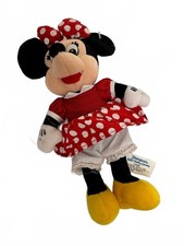 Vintage Disneyland Minnie Mouse Plush Red Polka Dot Dress Bloomers 10"