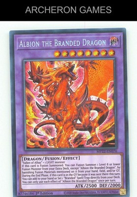 Albion der Markendrache SEC YUGIOH Karte