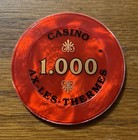 Casino Ax-Les-Thermes  1.000 Franc Casino Jeton - France - Huge 58mm Beautiful! — photo 3
