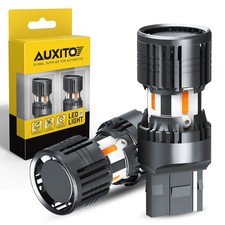 2PCS W21W/T20 LED Amber Canbus 7440 Turn Signal Light WY21W Bulb Taillight SMD