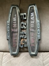 Vintage Ford Truck Antique Glass And Metal Tail Light Markers Vintage Ford Truck Antique Glass And Metal Tail Light Markers