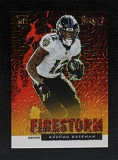 2021 Panini Select Firestorm Gold Prizm 4/10 Rashod Bateman #FS-30 0d44