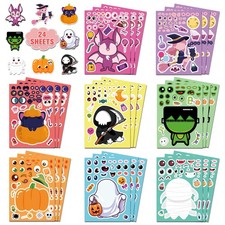 Halloween Party Favors,Halloween Stickers,DIY 8.2 x 5.9 Inch,