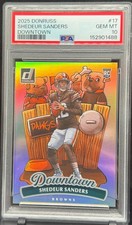 2025 Panini Donruss - Downtown! Shedeur Sanders #17 (RC) PSA 10