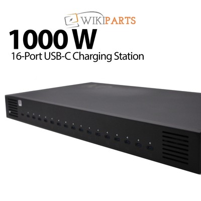 AJP 1000W 16-Port USB-C Dockingstation für Samsung, Microsoft, Dell, HP, Lenovo