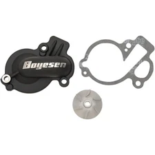 Boyesen Supercooler Water Pump Cover and Impeller Kit - Black Motorcycle 277783